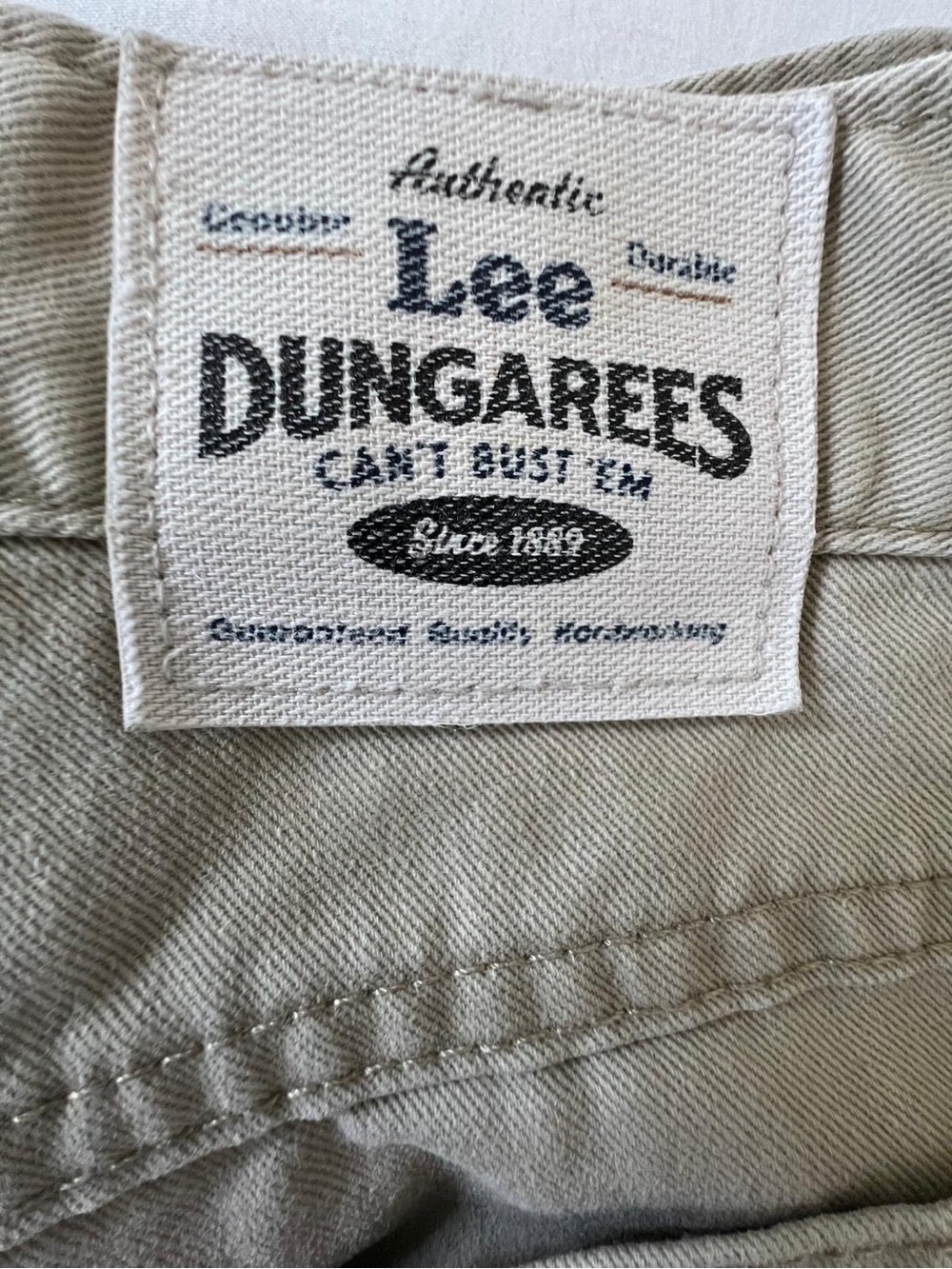 Lee Khaki/Tan Work pants - Picture 9 of 10